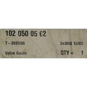 Cylinder Head Exhaust Valve Guide Compatible With : 1993 Mercedes-Benz  2.3L / 2299cc I6, 1992 2.6L/ 2599cc I6 ( Canyon )