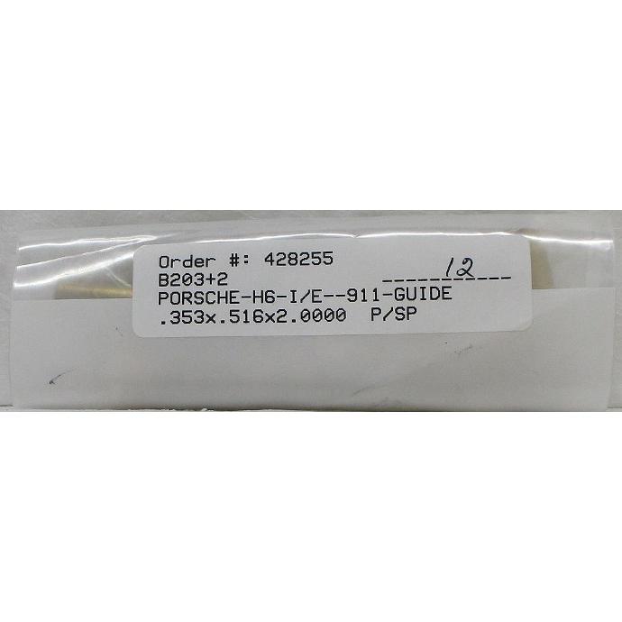 Cylinder Head Intake and Exhaust Valve Guide Compatible With : 1973 Porsche 911 H6, 2.3L / 2.4L 2341cc SOHC 12 Valve   ( .353x .516x2. 0000 )