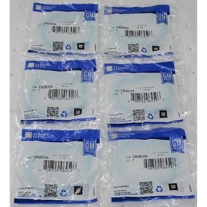 GM Engine Intake Manifold Gasket Set of 6 Compatible With : 2015 Chevrolet Silverado V6 4.3L / 262 CID, OHV 12 Valve Flex, V8 5.3L / 325 CID, OHV 16 Valve Flex/Gas, 6.2L / V8 376 CID, OHV 16 Valve Gas, 2020 GMC V6 4.3L / 262 CID, OHV 12 Valve Gas, 2015 Cadilac Escalade 6.2L / 376 CID, OHV 16 Valve Flex / Gas