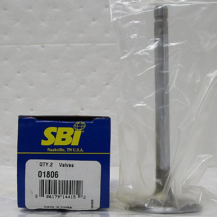 Cylinder Head Intake Valve Compatible With :  Chevrolet 5.0L 1994-2002 - GMC 5.0L 1996-2002 (SBI), Head Diameter : 0.1840, Length : 4.880, Seat Angle : 45, Stem Diameter : 0.3413, Tip Length : 0.2598