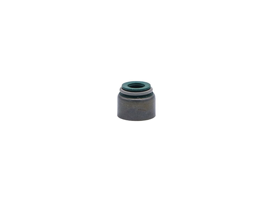 Intake and Exhaust Valve stem Seal for : 1990-2001 Suzuki Swift 1.3L, 1992-1997 Side Kick 1.6L, 1995-2001 Steem 1.6L, 1996-1998 X-90 1.6L, 1999-2002 Vitara 1.6L, 1989-1992 Chevrolet Sprint 1.0L, 1998-2000 Chevrolet Tracker 1.6L, 1998-2001 Chevrolet Metro 1.3L, 1998-2000 Chevrolet Metro 1.0L, 1990-1996 Geo Metro 1.0L, Inner Seal Height : 0.2470, Nominal Guide O.D. : 0.359-0.369, Nominal Stem Diameter : 5.5 mm, Overall Height : 0.3720, Style : Metal Clad, Top Stem I.D. : 0.1860