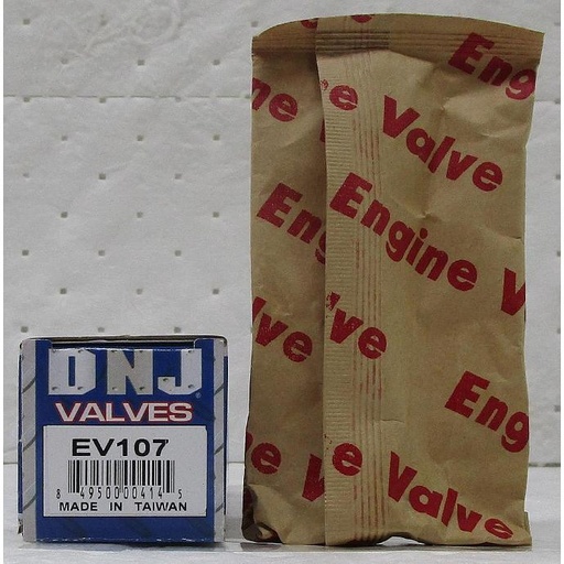 [EV107DNJ] Cylinder Head Exhaust Valve Compatible With : 1989 Dodge Colt L4, 1.6L / 98 CID DOHC 16 Valve, Vin : Y - 1990-1993 Eagle Talon Vin : U, 1995, 1996, 1998  Supercharged Vin : Y L4, 2.0L / 122 CID DOHC 16 Valve - 1992-1993 Hyndai Elantra L4, 1.6L / 1596 CI DOHC 16 Valve Vin : R - 1993, 1995 - 1996 Supercharged Mitsubishi Eclipse L4, 2.0L / 122 CID DOHC 16 Valve Vin : E,R, And F, U ( Need Plug )  (4G63)