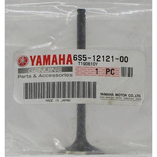 [6S5-12121-00] Cylinder Head Exhaust Valve Compatible With : 2009-2015 Yamaha FX Cruiser HO 1800, 2008-2015 Yamaha FX Cruiser SHO 1800, 2009-2015 Yamaha FX HO 1800, 2008-2015 Yamaha FX SHO 1800, 2009-2014 Yamaha VXR 1800