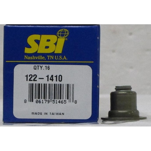 [122-1410SBI] Cylinder Head Intake Valve Stem Seal Compatible With : 2016-2020 Ford Explorer L4 2.3L/140, DOHC 16 Valve, 2014-2020 Fusion L4 2.0L/122, DOHC 16 Valve, 2015-2019 Mustang L4 2.3L/140, DOHC 16 Valve, Head Diameter :