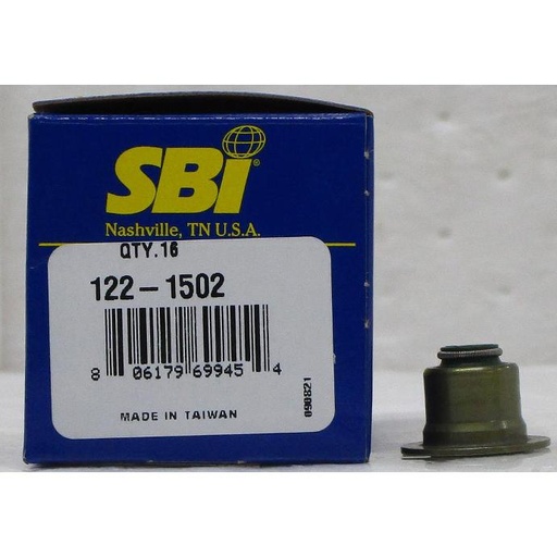 [122-1502SBI] Cylinder Head Intake Valve Stem Seal Compatible With :  2019-2018 Ford Fiesta L4, 1.6L / 97 CID DOHC 16 Valve, Duratec TI-VCT, Vin : J