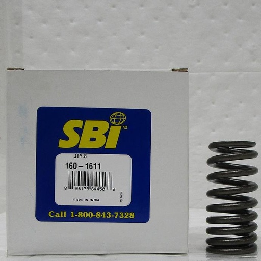 [160-1611SBI] Cylinder Head Valve Spring Compatible With : 2011-2016 F-250, F-350 Super Duty V8, 6.2L / 379 CID SOHC, Flex, 16 Valve, Vin : 6