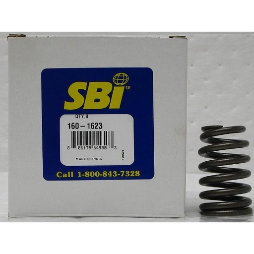 [160-1623SBI] Cylinder Head Valve Spring Compatible With : 2014-2017 Chevrolet SS V8, 6.2L / 376 CID OHV 16 Valve, Vin : W, LS3, AMF - 2010-2015 Chevrolet Camaro V8, 6.2L / 376 CID OHV 16 Valve, Vi : W, LS3, AMF, Manual And Automatic Transmission