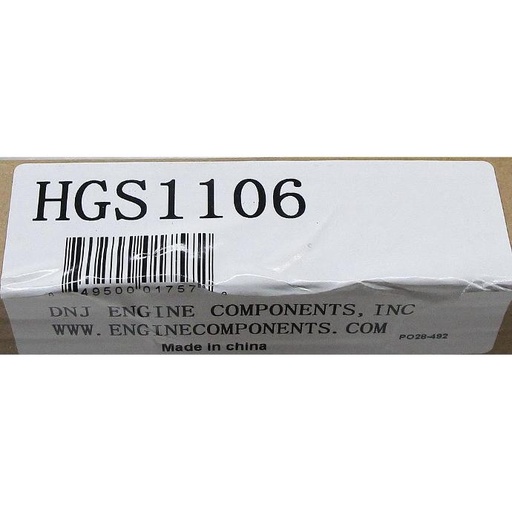 [HGS1106DNJ] Engine Cylinder Head Gasket Set Compatible With : 2009-... Dodge Dakota, 2009 Durango V6, 3.7L / 226 SOHC 12 Valve, 2010 Jeeo Commander, Grand Cherokee V6, 3.7L / 226 SOHC 12 Valve