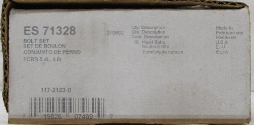 [ES71028] Head Bolt Kit Compatible With : 1992-2011 Ford Crown Victoria V8, 4.6L 281cid, SOHC 16 Valve / 2003-2017 E-150 V8, 5.4L 330cid, SOHC 16 Valve - 1991-2011 Lincoln Town Car V8, 4.6L 821cid, SOHC 16 Valve / 1998-2014 Navigator V8, 5.4L 330cid, SOHC 16 Valve