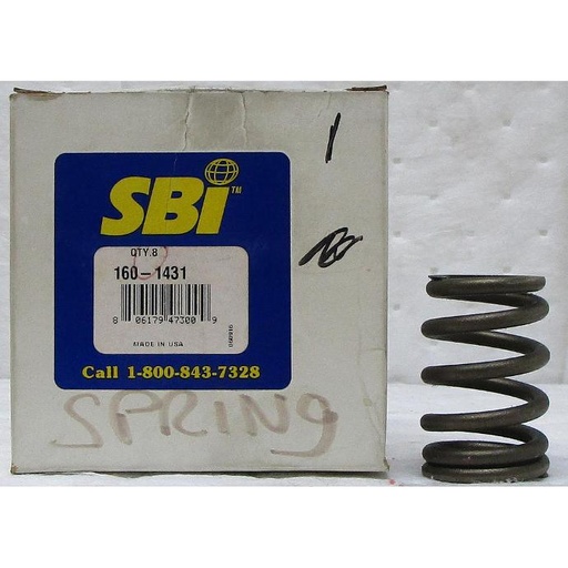 [160-1431SBI] Intake And Exhaust Engine Valve Spring Compatible With : 2001-2007 Chevy Silverado 2500 HD Classic / Silverado 3500 Classic / GMC Sierra 2500 HD Classic / Sierra 3500 Classic 8.1L, V8 496 c.i., 16 Valve, OHV, Gas, FI, Vortec