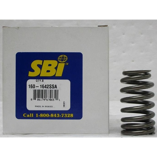 [160-1642SSASBI] Valve Spring: 2009-2016 Chrysler 300 V8, 5.7L / 345 CID OHV 16 Valve, Vin : 2, D, H, T, Hemi - 2010-2021 Dodge Charger, Durango V8, 5.7L / 345 CID OHV 16 Valve, Vin : 2, D, H, T, Hemi