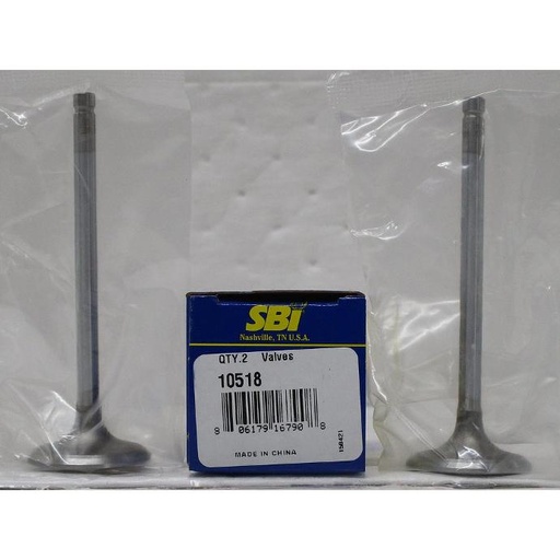 [10518SBI] Intake Valve :  Lexus 3.0L 1992-2005 - Toyota 3.0L 1994-1998, Head Diameter : 1.319, Length : 3.882, Seat Angle : 45, Stem Diameter : 0.2354, Tip Lenght : 0.1811