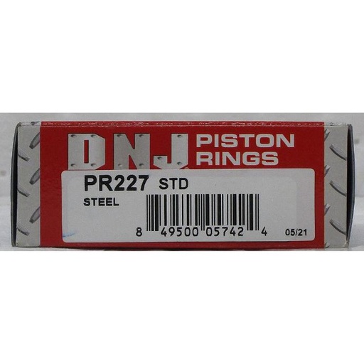 [PR227DNJ] Piston Ring Set Compatible With : Honda Accord, Element L4, 2.4L / 2354 CID DOHC,16 Valve Engine Code : K24A8 Honda 2.4L (K24A8)