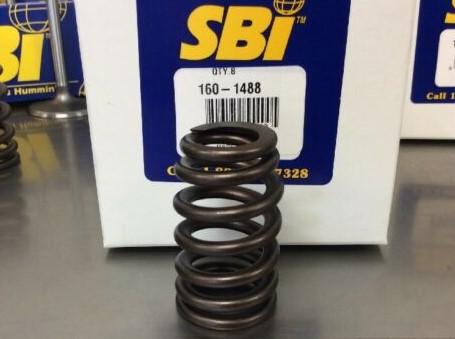 [160-1488SBI] Cylinder Head Intake And Exhaust Valve Spring Compatible With :  Chevrolet 4.8/5.3/5.7/6.0L 1997-2020 - GMC 4.8/5.3/6.0/6.2L 1999-2020 - Buick 5.3L 2004-2009 - Cadillac 5.3/6.0/6.2L 2002-2015 - Isuzu 5.3/6.0L 1999-2004 - Pontiac 5.3/5.7L 1998-2008 - Saab 5.3/6.0L 2006-2009 - Hummer 5.3/6.0/6.2L 2003-2010